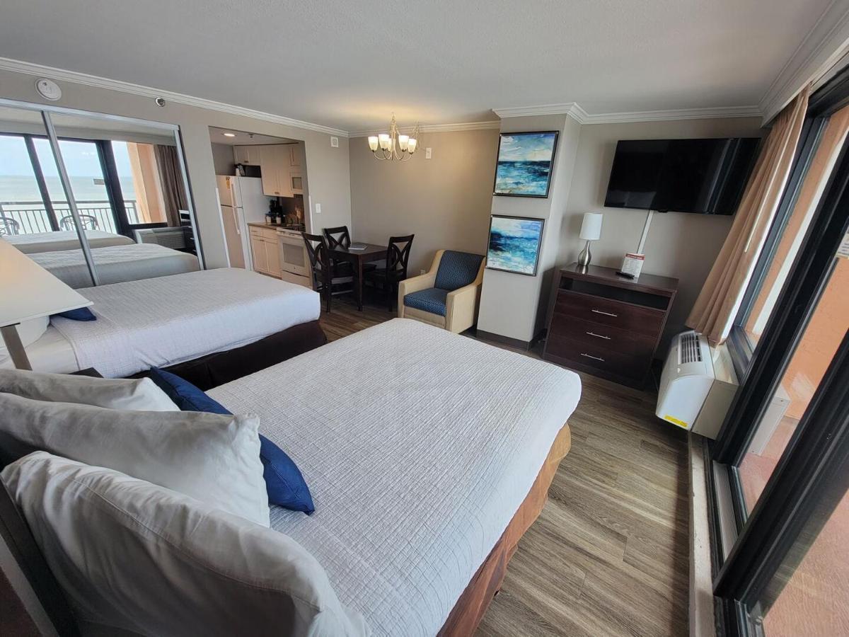 Direct Oceanfront Suite Caravelle Resort 615 Sleeps 4 Guests เมอร์เทิลบีช ภายนอก รูปภาพ