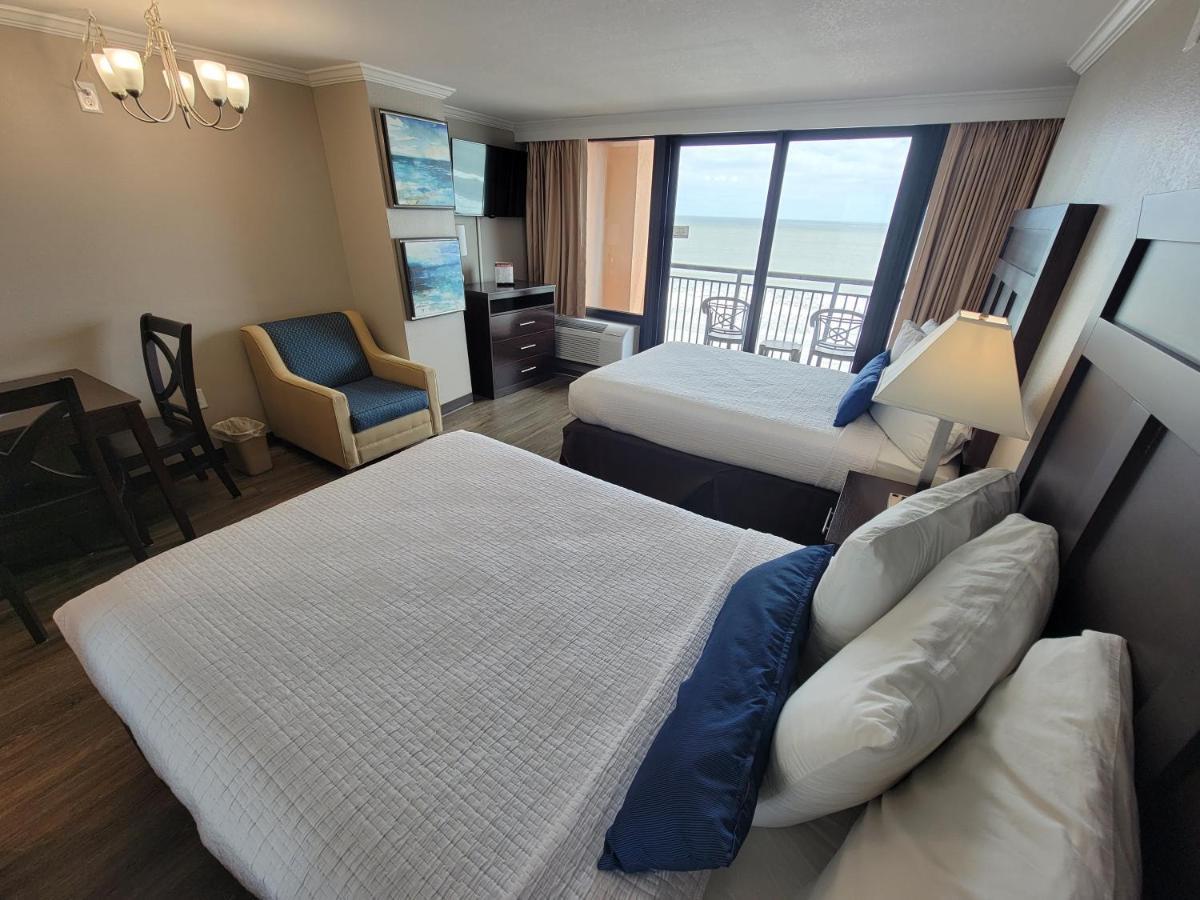 Direct Oceanfront Suite Caravelle Resort 615 Sleeps 4 Guests เมอร์เทิลบีช ห้อง รูปภาพ